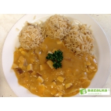Tofu na paprice, špaldový bulgur