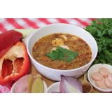 Veganská gulášová polévka  