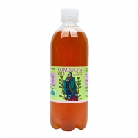 BIO Kombucha meduňka 0,5 l Stevikom